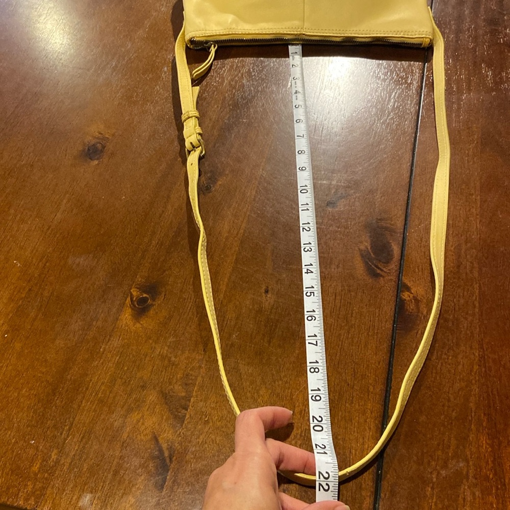American Leather Yellow Crossbody Bag. - Picture 16 of 16